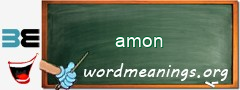 WordMeaning blackboard for amon